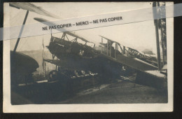 GUERRE 14/18 - EXPOSITION D'AVIONS ALLEMANDS, PARIS PLACE DE LA CONCORDE - CARTE PHOTO ORIGINALE - War 1914-18