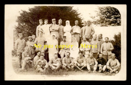 GUERRE 14/18 - BLESSES ET INFIRMIERES -  CARTE PHOTO ORIGINALE - War 1914-18