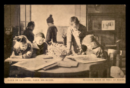 GUERRE 14/18 - AMERICAN COMMITTEE FOR DEVASTATED FRANCE, 15 BLD LANNES, PARIS - ENFANTS - Weltkrieg 1914-18