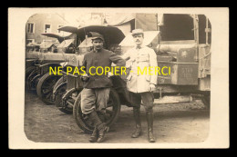 GUERRE 14/18 - MILITAIRES  - CAMIONS MILITAIRES STAR  - CARTE PHOTO ORIGINALE - Weltkrieg 1914-18