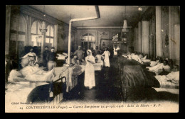 GUERRE 14/18 - CONTREXEVILLE (VOSGES) - HOPITAL MILITAIRE - SALLE DE BLESSES - Guerre 1914-18