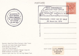 GB Engeland 1979 150th Ann Swindon Post Office Mail Trains Of The South West 26-11-1979 - Treni