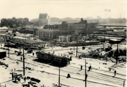 Rotterdam, Tram, 1945, Blaak, Lijn 10, Real Photo - Europe