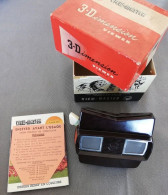 Ancien Stéréoscope View-Master (3-Dimension Viewer) Dans Sa Boîte En Carton D'origine - Stereoscopes - Side-by-side Viewers