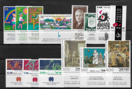 TIMBRE STAMP ZEGEL ISRAEL PETIT LOT  TOUS  XX AVEC TABS - Neufs (avec Tabs)