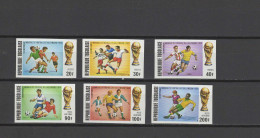 Togo 1974 Football Soccer World Cup Set Of 6 Imperf. MNH -scarce- - 1974 – West Germany