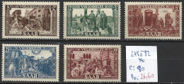 SARRE 278 à 82 ** Côte 80 € - Unused Stamps