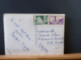 107/103B   CP   ANDORRE 1956 POUR LA BELG. - Storia Postale