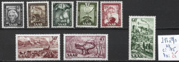 SARRE 283 à 90 ** Côte 75 € - Unused Stamps
