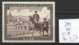 SARRE 291 ** Côte 11 € - Neufs