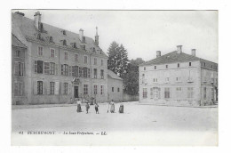 CPA ANIMEE REMIREMONT, ANIMATION DEVANT LA SOUS PREFECTURE, VOSGES 88 - Remiremont