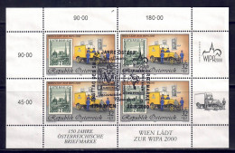 Österreich 1998 - WIPA, Klb. ANK-Nr. 2300, MiNr. 2270, Gestempelt / Used - Blocchi & Fogli