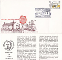 GB Engeland 1981 Bicentenary Of George Stephenson Wylam Where Railways Were Born 09-06-1981 - Treni