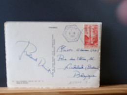 107/104B   CP   ANDORRE 1960 POUR LA BELG. - Lettres & Documents