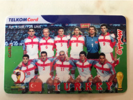 TELKOM  CARD INDONESIA    FOOTBALL TEAM  TURKEY - Indonesië