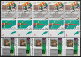 TIMBRE STAMP ZEGEL ISRAEL PETIT LOT  TOUS  XX AVEC TABS - Nuovi (con Tab)