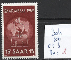 SARRE 304 ** Côte 3 € - Ungebraucht