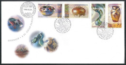 Hungary 1998, Ceramics, "Jugendstil", FDC - Otros & Sin Clasificación