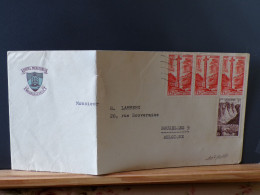 107/108B   LETTRE   ANDORRE  POUR LA BELG. - Covers & Documents