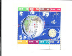DF59 - BLOC FEUILLET DDR - STUPNIK LUNIK - GAGARINE - GERMAN TITOV - ADRIAN NIKOLAIEV - PAVEL POPOVITCH - Europe