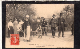 JUPILLES (72) Cavalcade Du 17 Avril 1911 - La Famille QUERU - Autres & Non Classés