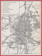 Plan De Madrid. Espagne. Larousse 1960. - Historische Dokumente