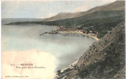 CPA Carte Postale France Menton Vue Prise De La Frontière Début 1900 VM80607 - Menton