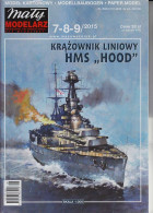 Plan " HMS,,HOOD " Echelle 1/300 - Sonstige & Ohne Zuordnung