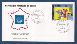 Benin - FDC - Premier Jour - PhilexFrance 82 - 1982 - Benin - Dahomey (1960-...)