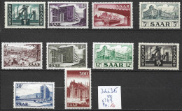 SARRE 306 à 15 ** Côte 48 € - Unused Stamps