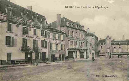 46 - Saint Céré - Place De La République - Animée - CPA - Voir Scans Recto-Verso - Autres & Non Classés