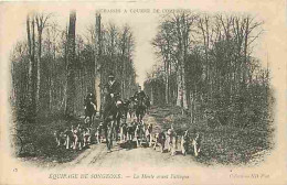 60 - Compiègne - Chasses à Courre De Compiègne - Equipage De Songeons - La Meute Avant L'attaque - Animée - Chevaux - Ch - Compiegne