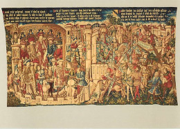 Art - Peinture Histoire - Erster Caesarteppich - Tournai, Um 1465/70 - Senatssitzung In Rom Und Aufbruch Caesars Nach Ga - Histoire