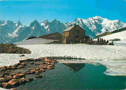 74 - Chamonix - Mont-Blanc - Le Lac Blanc - Panorama Sur Les Aiguilles Et Le Mont-Blanc - Chalet De Montagne - Neige - H - Chamonix-Mont-Blanc