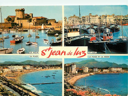 64 - Saint Jean De Luz - Multivues - Bateaux - Flamme Postale De Ciboure - CPM - Voir Scans Recto-Verso - Saint Jean De Luz