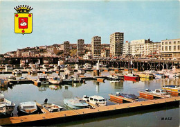 62 - Boulogne Sur Mer - Le Port De Plaisance - Bateaux - Immeubles - Buildings - Blasons - CPM - Voir Scans Recto-Verso - Boulogne Sur Mer