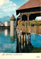 Suisse - La Suisse Radieuse - Lucerne - Le Kapell Brucke - CPM - Voir Scans Recto-Verso - Sonstige & Ohne Zuordnung