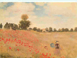 Art - Peinture - Claude Monet - Mohnblumen - CPM - Voir Scans Recto-Verso - Malerei & Gemälde