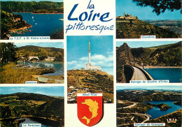 42 - Loire - Multivues - Blasons - Flamme Postale De Firminy - CPM - Voir Scans Recto-Verso - Autres & Non Classés