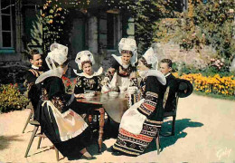 29 - Bannalec - Au Manoir De Kerlagadic - La Bolée De Cidre - Folklore - Coiffes - Flamme Postale - Voir Scans Recto Ver - Bannalec