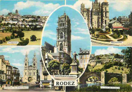 12 - Rodez - Multivues - Flamme Postale - CPM - Voir Scans Recto-Verso - Rodez