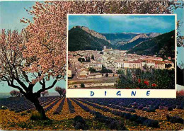 04 - Digne Les Bains - Vue Générale - Flamme Postale De Digne Les Bains - CPM - Voir Scans Recto-Verso - Digne