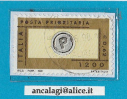 USATI ITALIA POSTA PRIORITARIA 2000 - Ref.1405A "2^ Emissione" 1 Val. - - 1991-00: Gebraucht