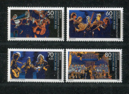 "BERLIN" 1988, Mi. 807-810 "Jugend Musiziert" ** (B1210) - Unused Stamps