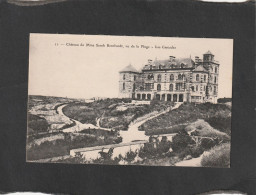 128917           Francia,      Chateau   De  Mme  Sarah  Bernhardt,   Vu  De La  Plage,  Les  Cascades,  NV - Belle Ile En Mer