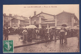 CPA 1 Euro Thème Marché Market Prix De Départ 1 Euro Circulé La Rochelle - Marchands Ambulants