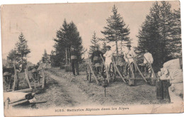 06-  Chasseurs Alpins - Batteries Alpines  N° 3153  Ed Giletta   CPA - Autres & Non Classés