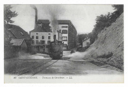 CPA ST SAINT ETIENNE ( LES REMIREMONT ), TRAMWAY DE GERARDMER, TRAM, LOCO, LOCOMOTIVE, VOSGES 88 - Remiremont