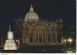 ROMA Di Notte - S. Pietro - ROME La Nuit - S. Pierre  ( ITALIE - ITALY - ITALIA ) - Andere & Zonder Classificatie