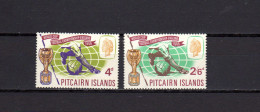 Pitcairn 1966 Football Soccer World Cup Set Of 2 MNH - 1966 – Inglaterra